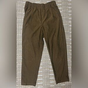 GAP Brown Chinos Relaxed Fit pleated women’s 10